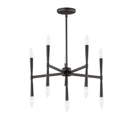 Maxim Rome 10-Light Chandelier 24625BK